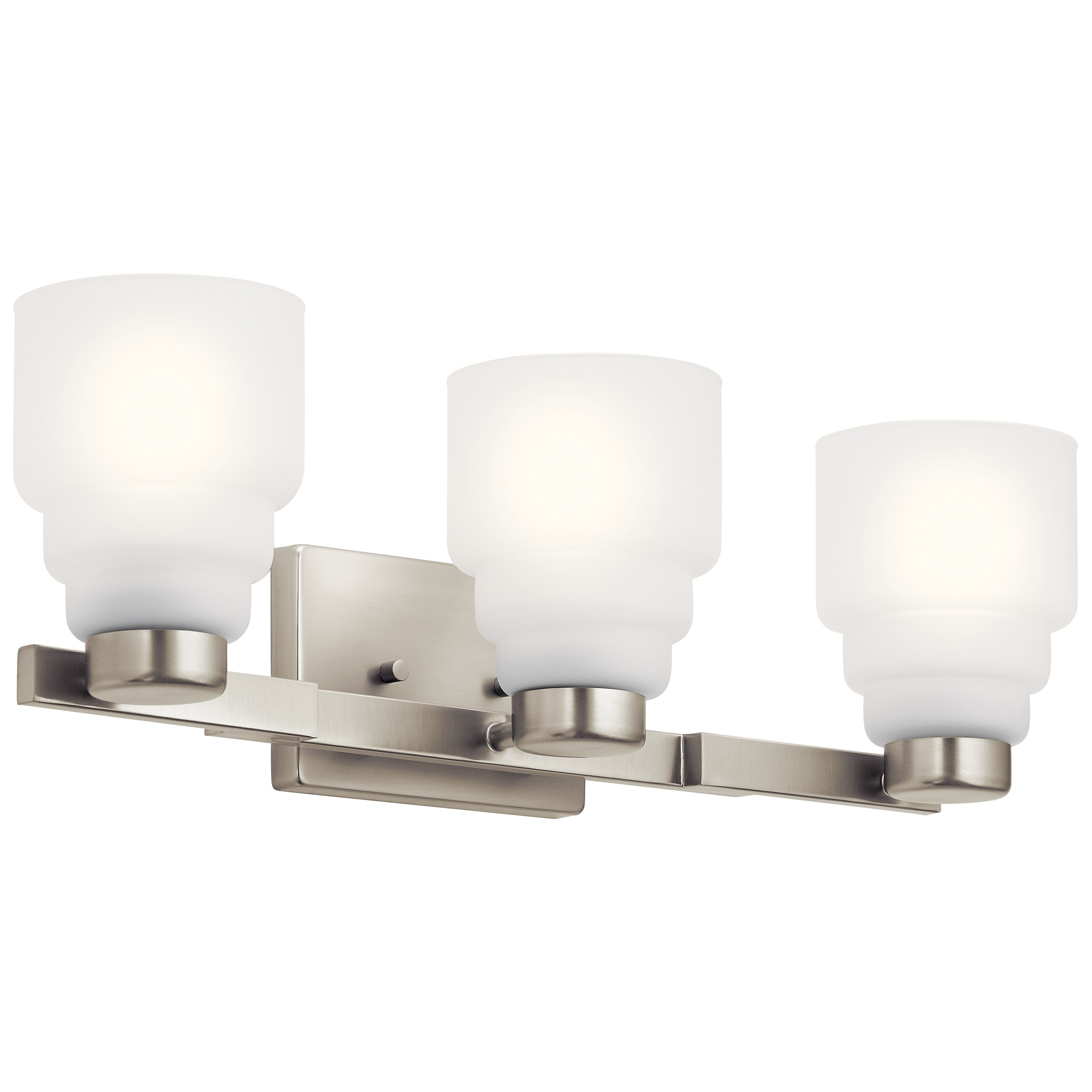 Shop Kichler Lighting Vionnet 3 Light Vanity Light Brushed Nickel Overstock 30749679