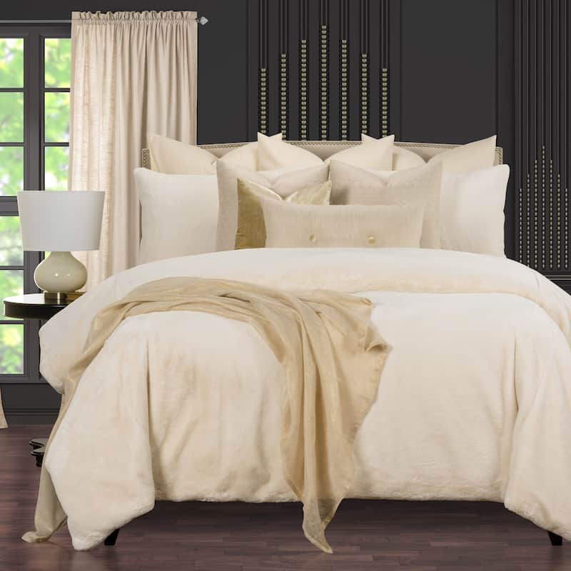 Such A Beauty Elegant Faux Fur Supreme Duvet Cover and Insert Set