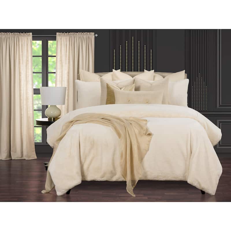 Such A Beauty Elegant Faux Fur Supreme Duvet Cover and Insert Set