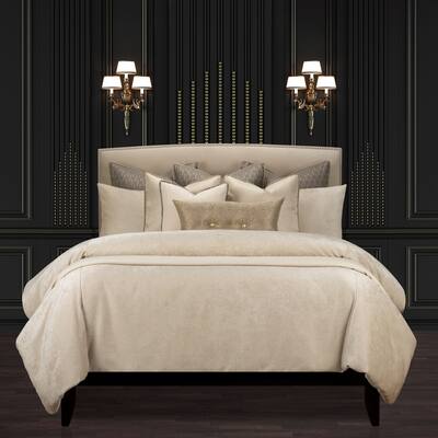 Rhythm and Rhyme Cream Sumptuous Supreme Duvet Cover and Insert Set