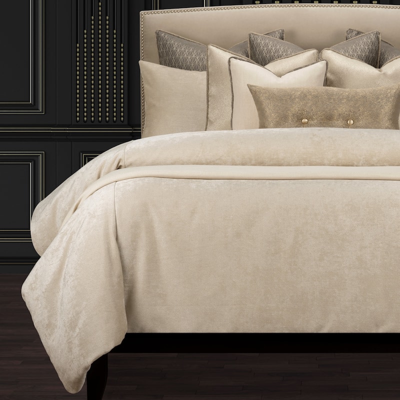 Rhythm and Rhyme Cream Sumptuous Supreme Duvet Cover and Insert Set