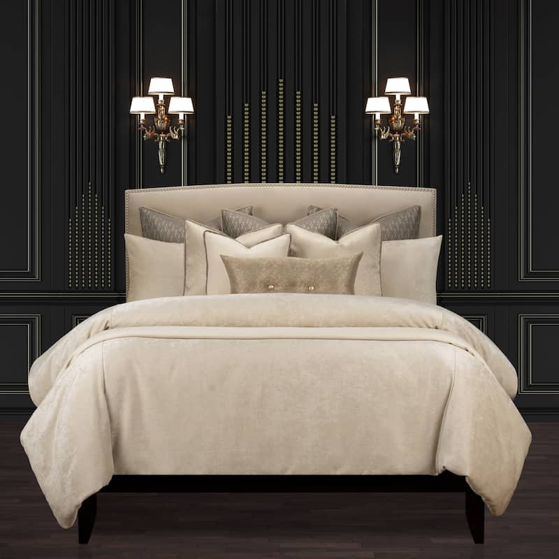 Rhythm and Rhyme Cream Sumptuous Supreme Duvet Cover and Insert Set