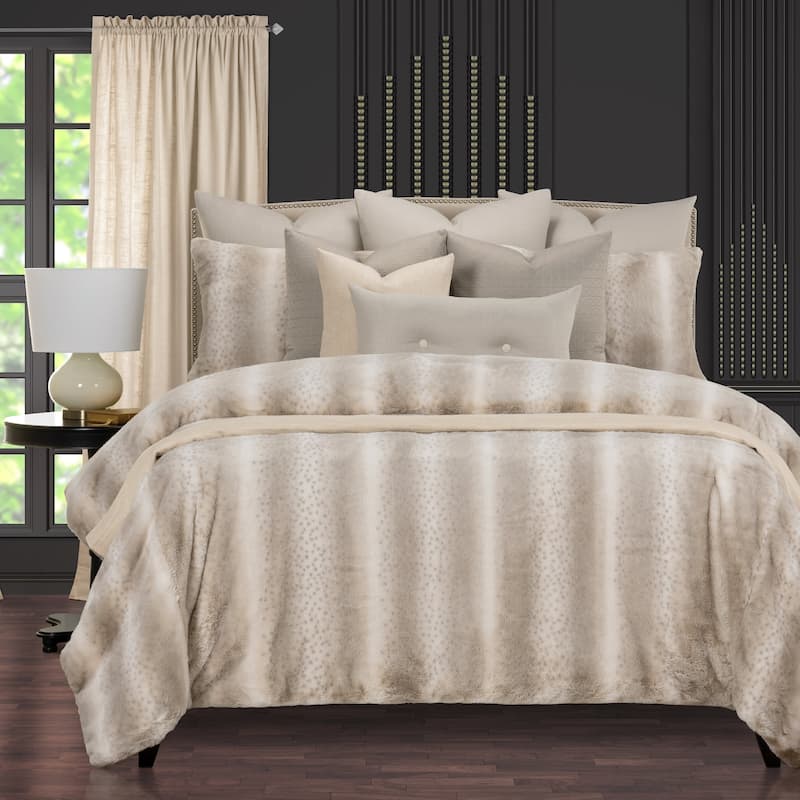 Night On The Town Fabulous Faux Fur Supreme Duvet Cover and Insert Set