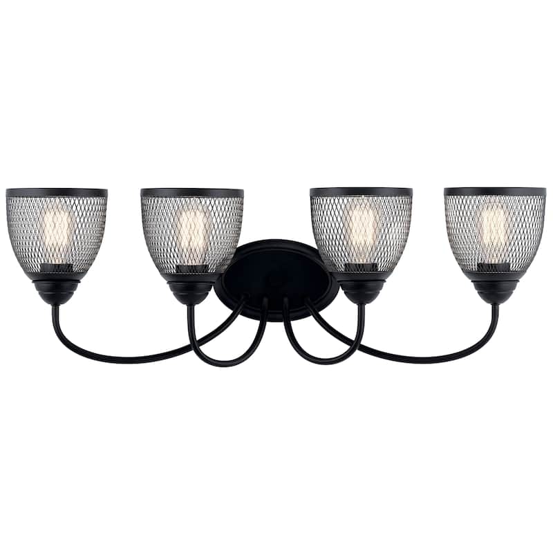 Kichler Lighting Voclain 4-Light Vanity Light Black