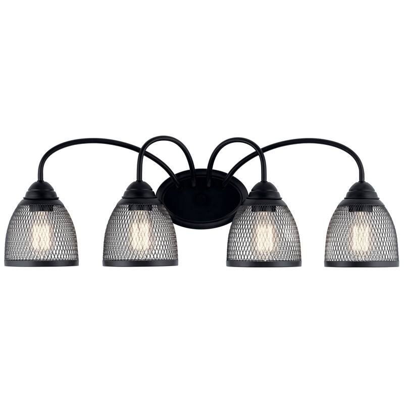Kichler Lighting Voclain 4-Light Vanity Light Black