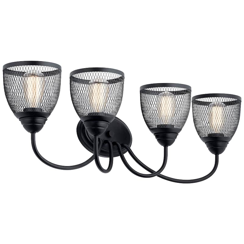 Kichler Lighting Voclain 4-Light Vanity Light Black