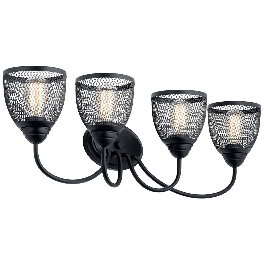 Kichler Lighting Voclain 4-Light Vanity Light Black