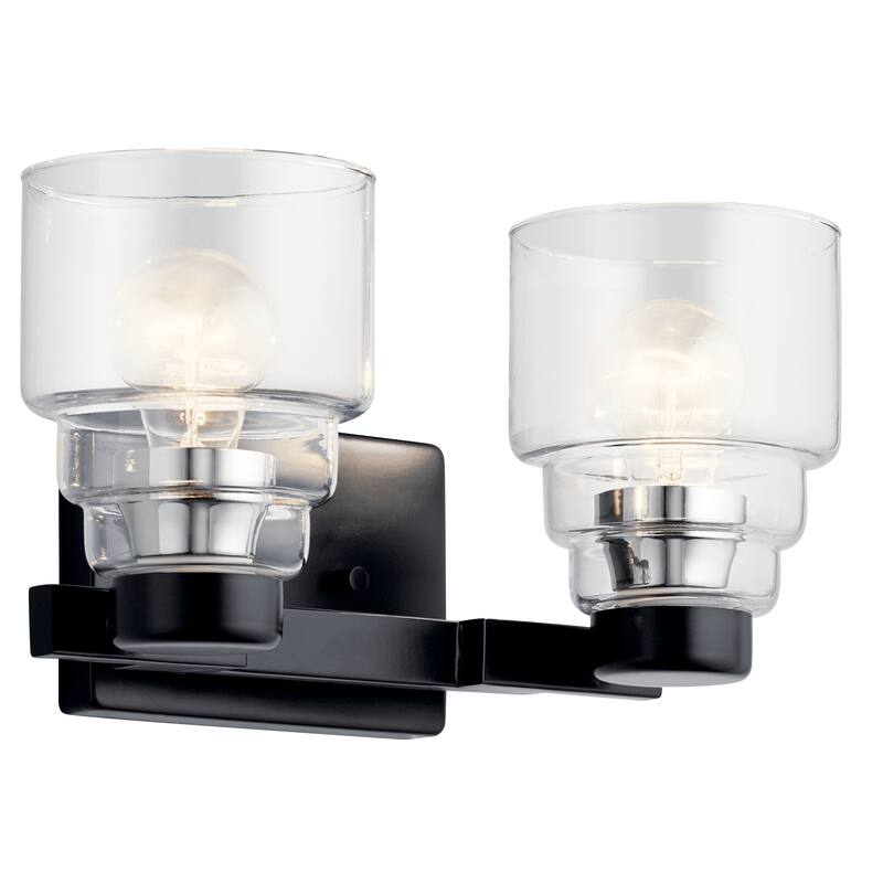 Kichler Lighting Vionnet 2-Light Vanity Light Black