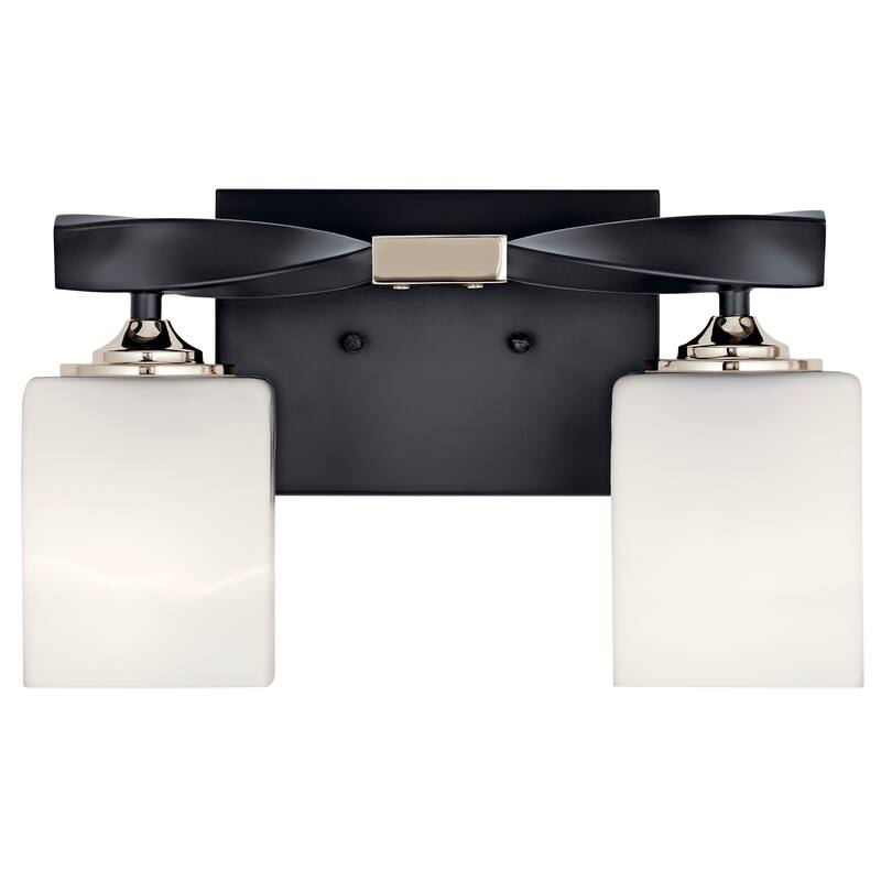Kichler Lighting Marette 2-Light Vanity Light Black