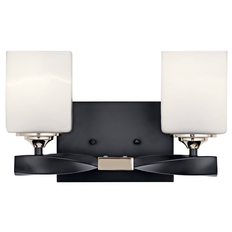 Kichler Lighting Marette 2-Light Vanity Light Black