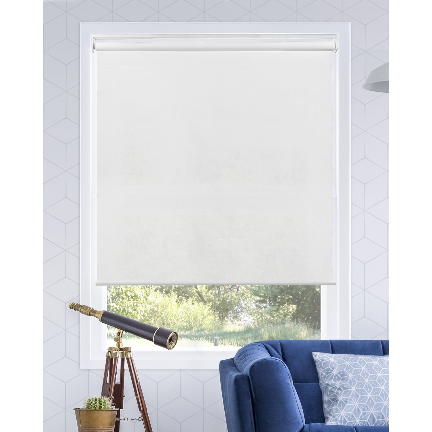 CHICOLOGY Light Filtering Cordless Roller Shades - 72