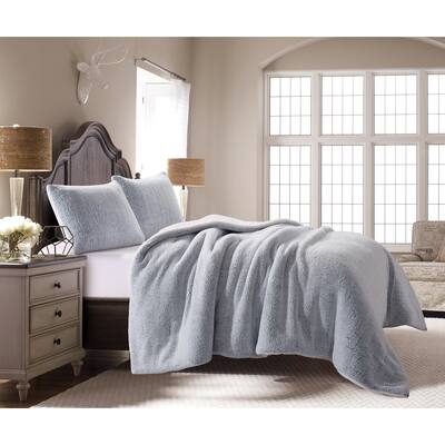 Sherpa 3pc Comforter Set