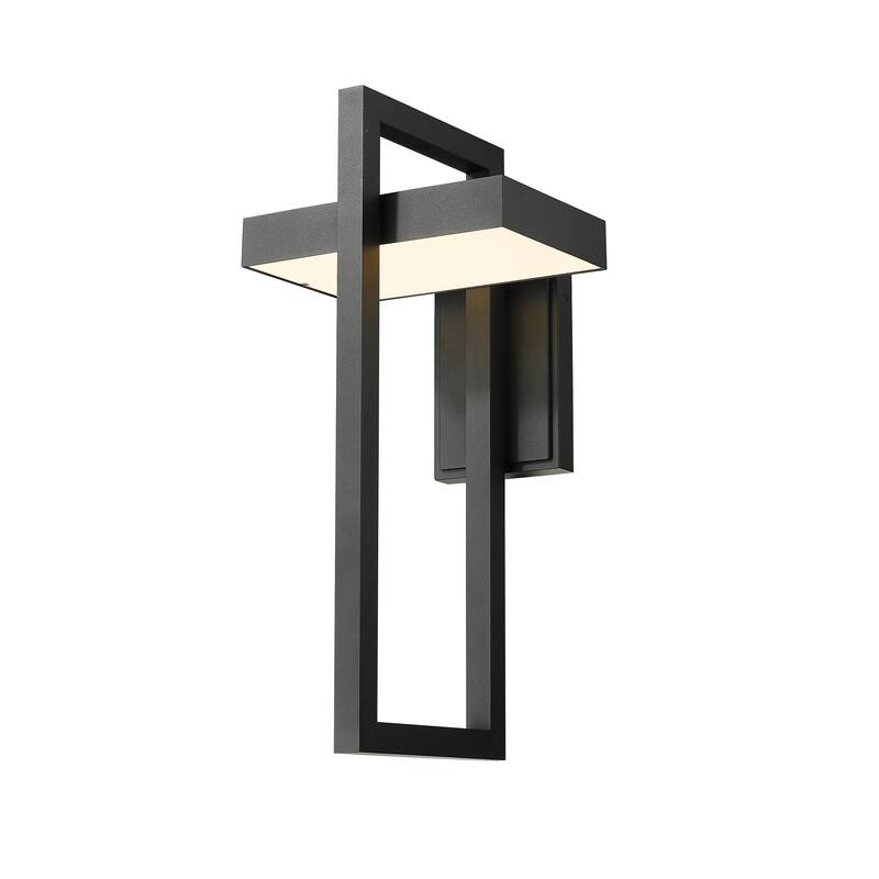 Luttrel 1 Light Outdoor Wall Sconce - Black