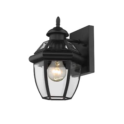 Westover 1 Light Outdoor Wall Sconce - Black