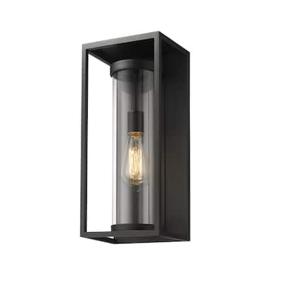 Dunbroch 1 Light Outdoor Wall Sconce - Black