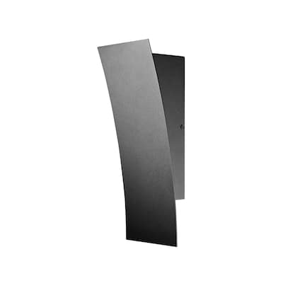 Landrum 1 Light Outdoor Wall Sconce - Black. - Black