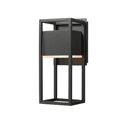 Barwick 1 Light Outdoor Wall Sconce - Black