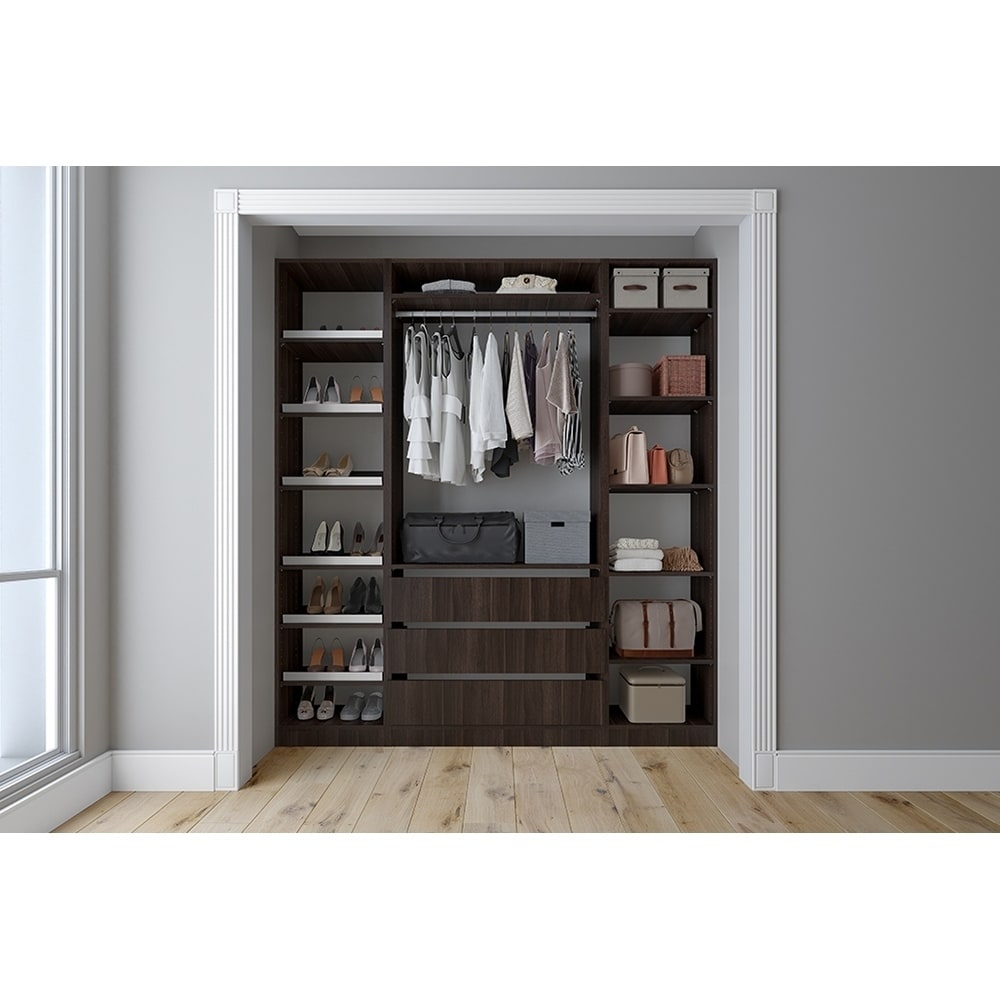 interior armario con baldas y cajones  Custom closets, Custom closet,  Custom closet organization