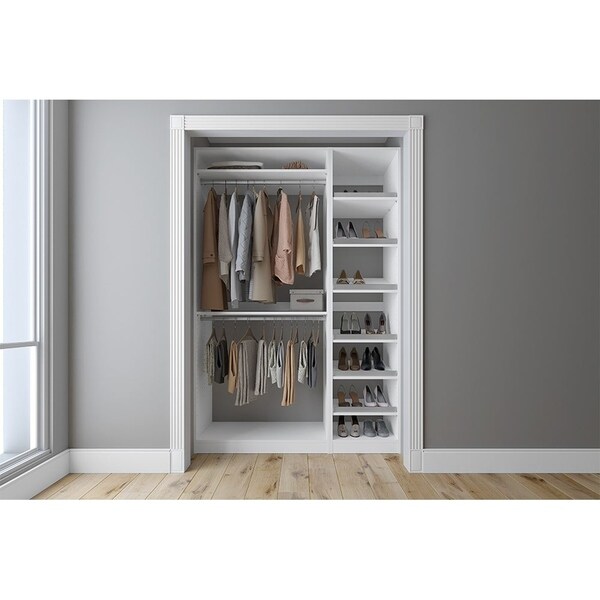 Closet & Co 54-inch Custom Closet System - Bed Bath & Beyond