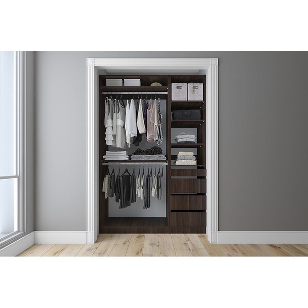 Closet & Co 54-inch Custom Closet System - Bed Bath & Beyond