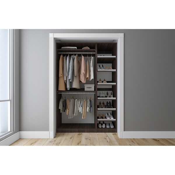 Closet & Co 54-inch Custom Closet System - Bed Bath & Beyond