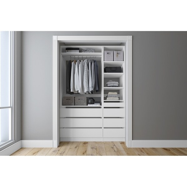 Closet & Co 54-inch Custom Closet System - Bed Bath & Beyond
