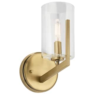 Kichler Lighting Nye 1-Light Wall Sconce Brushed Natural Brass
