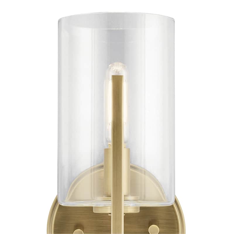 Kichler Lighting Nye 1-Light Wall Sconce Brushed Natural Brass