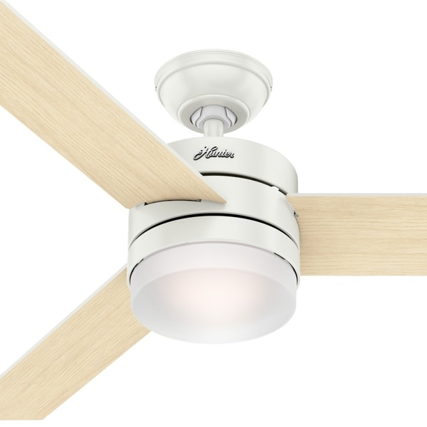 Hunter Fan 54 inch Matte Nickel Ceiling Fan with LED ...