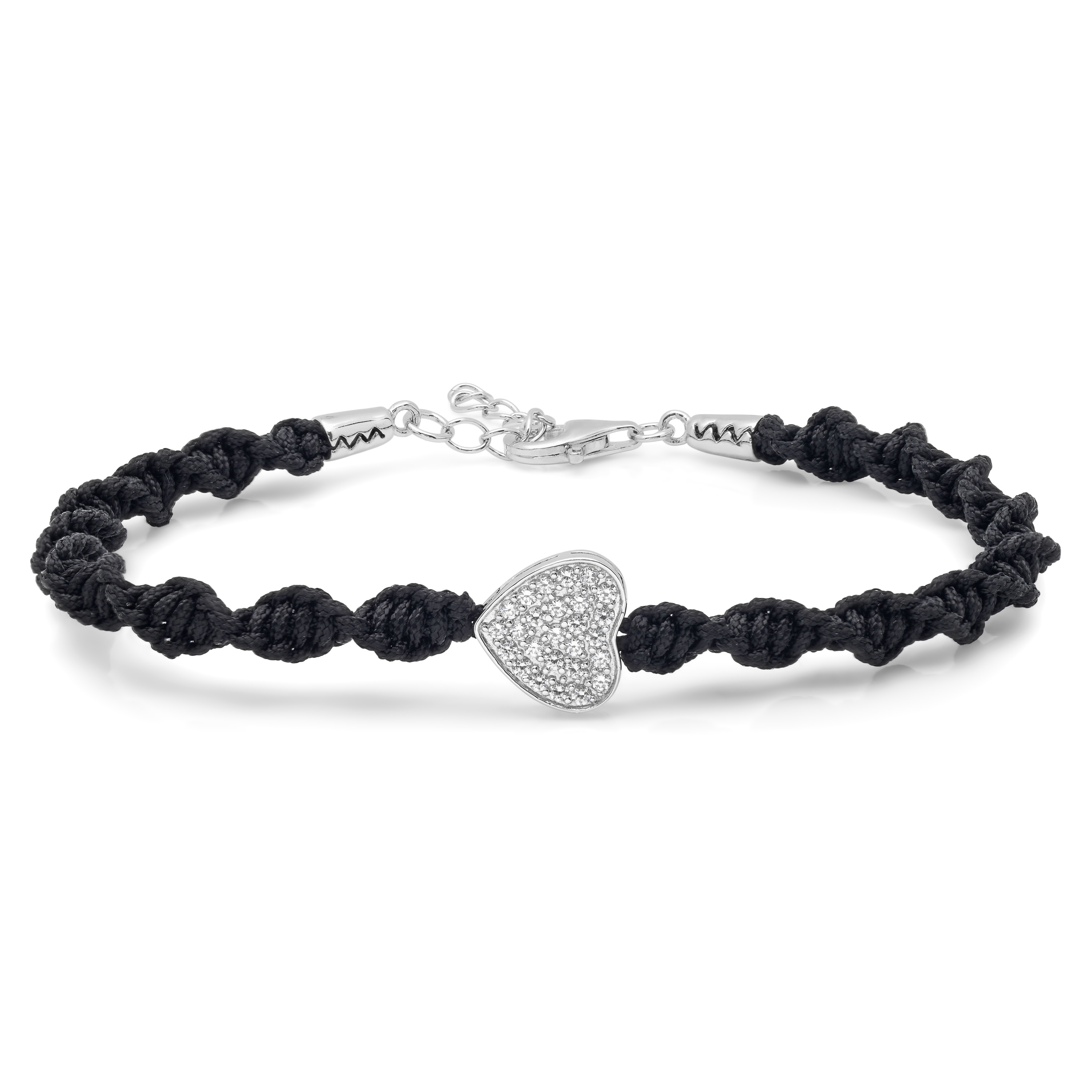 macrame bracelet heart