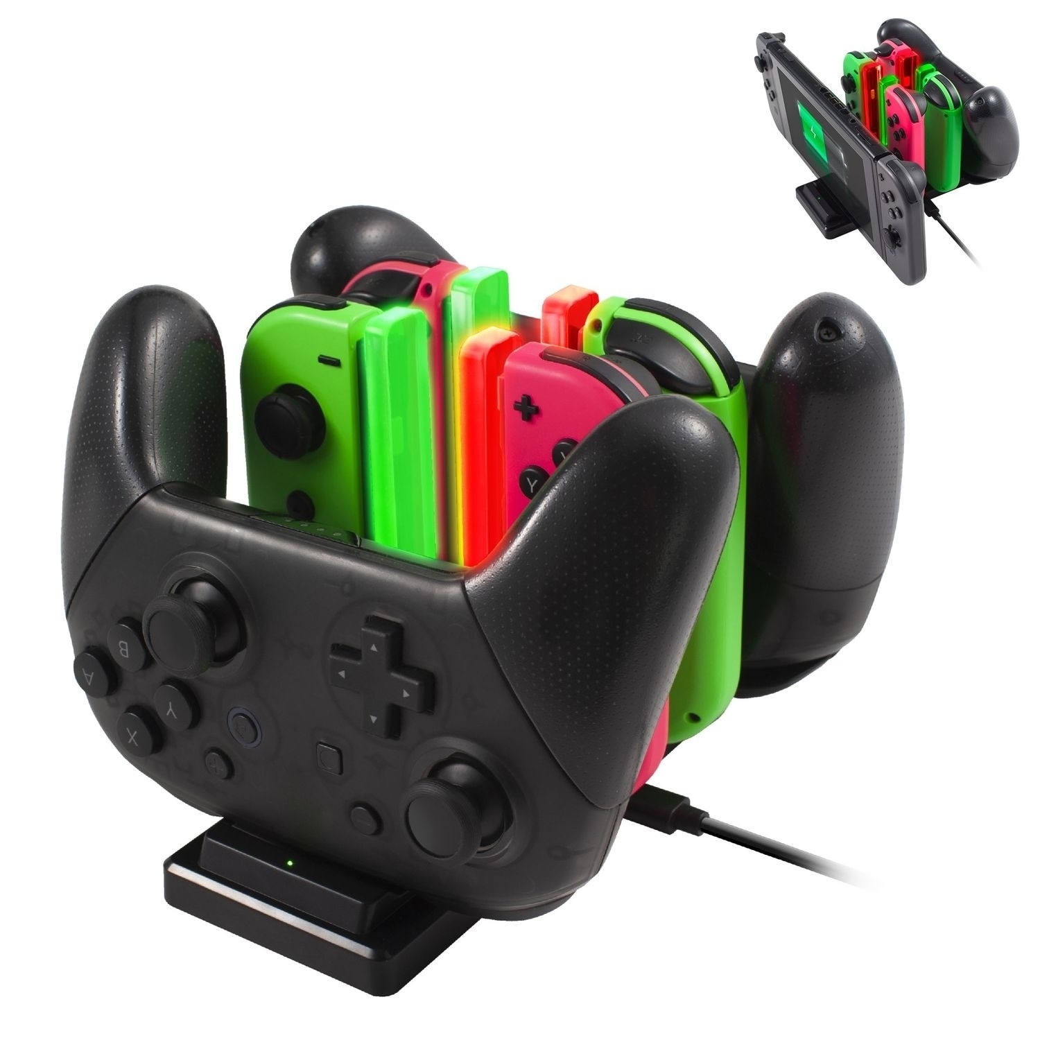 nintendo switch wireless pro controller charger