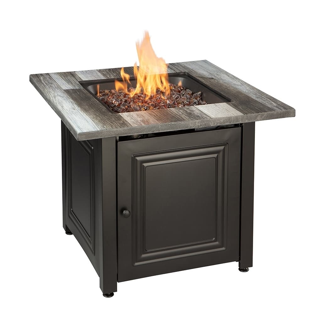 Endless Summer Alton LP Gas Outdoor Square Fire Pit Table