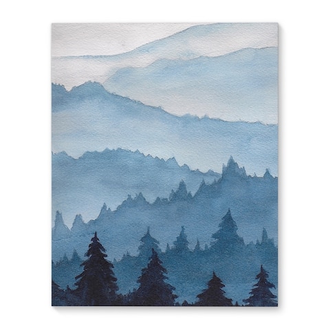 SHADES of MOUNTAINS Canvas Art by Kavka Designs