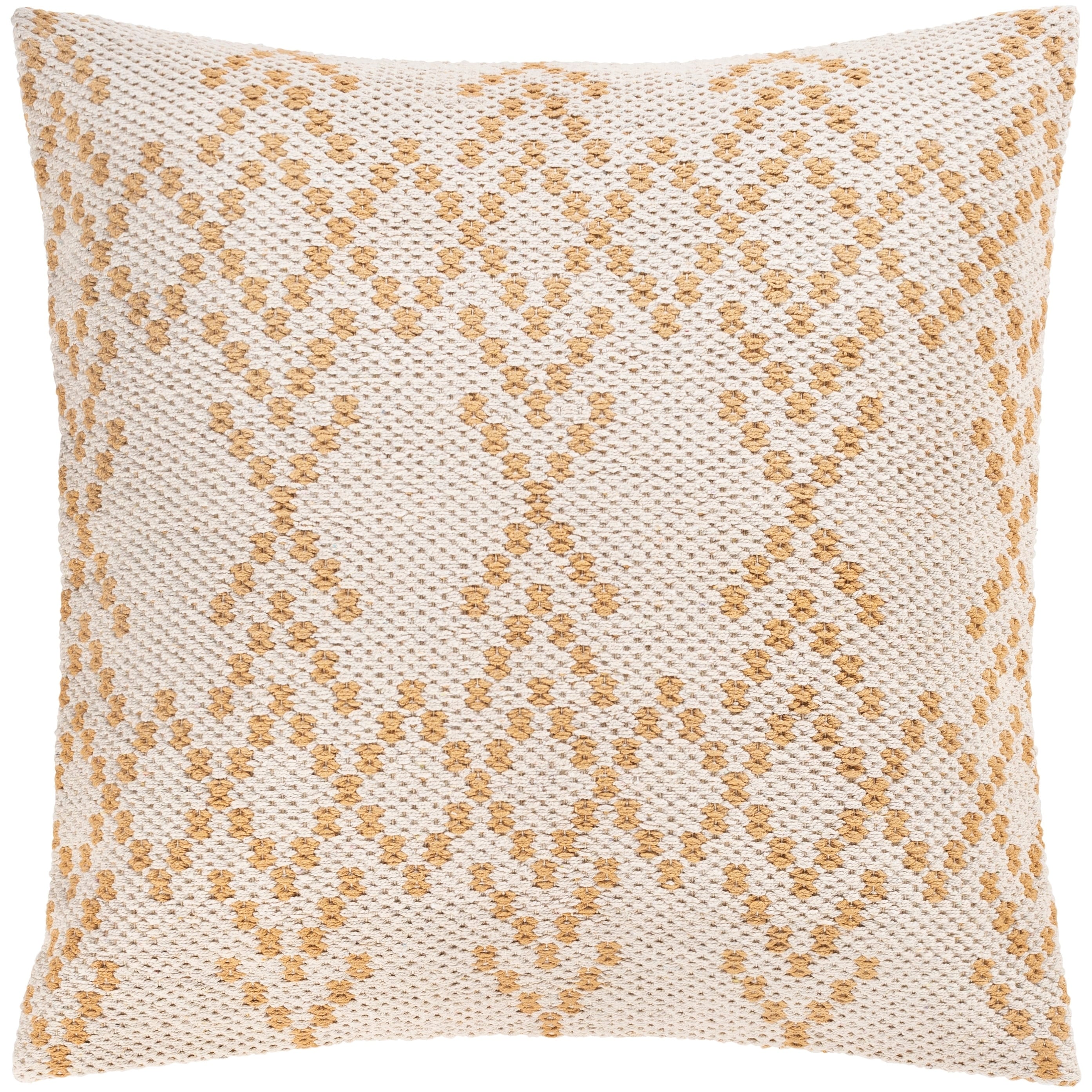 Risko Geometric Striped Cotton 20-inch Throw Pillow