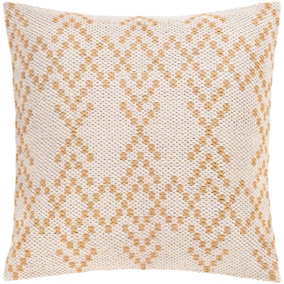 Risko Geometric Striped Cotton 20-inch Throw Pillow