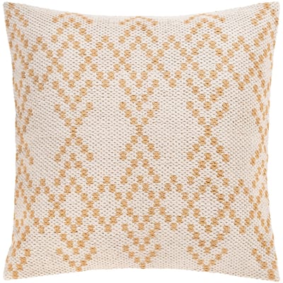 Risko Geometric Striped Cotton 20-inch Throw Pillow