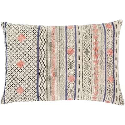 Lukina Global Block Print 16x24-inch Lumbar Throw Pillow