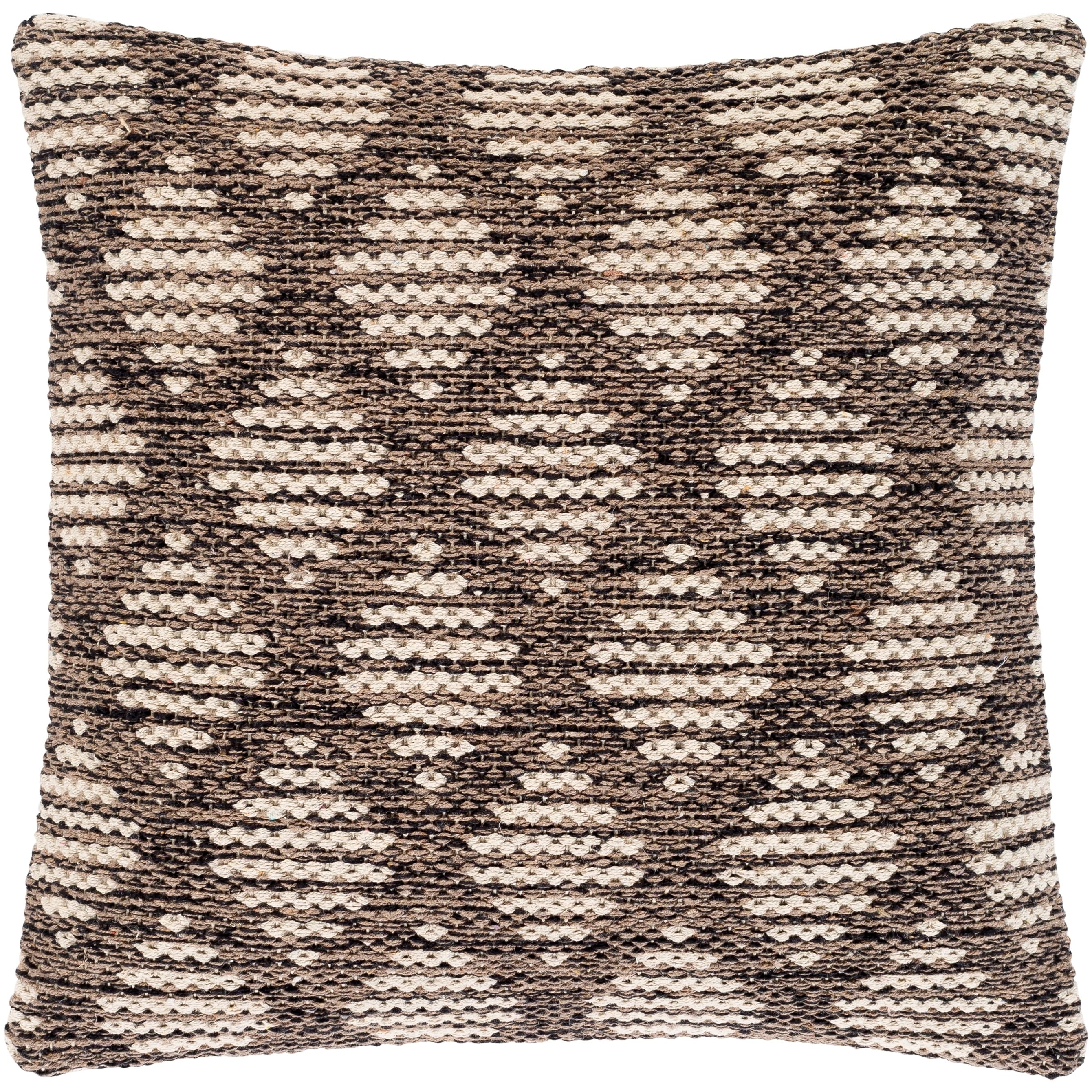 Artistic Weavers Marcel Hand Woven Diamond Trellis Cotton Throw Pillow