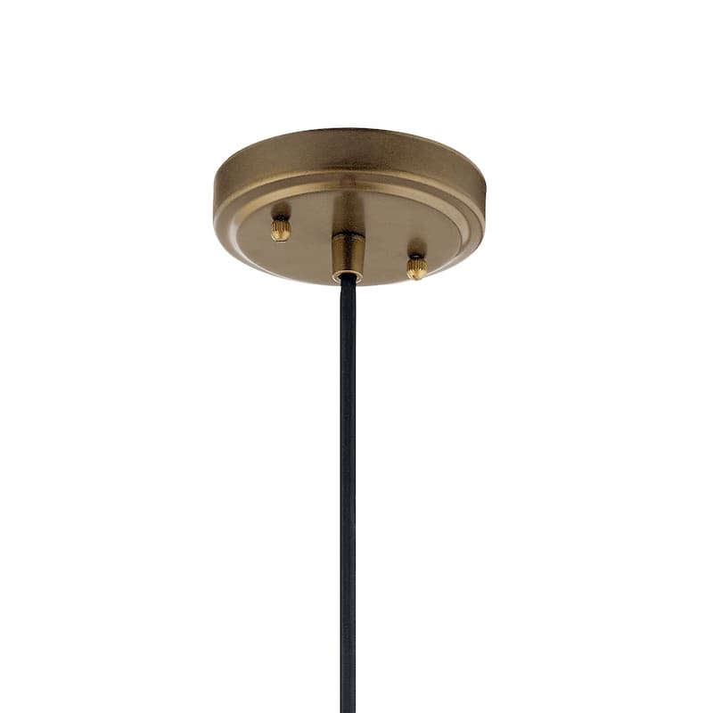 Kichler Lighting Zailey Collection 1-Light Pendant Natural Brass
