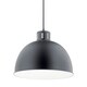 preview thumbnail 3 of 2, Kichler Lighting Zailey Collection 1-Light Pendant Black