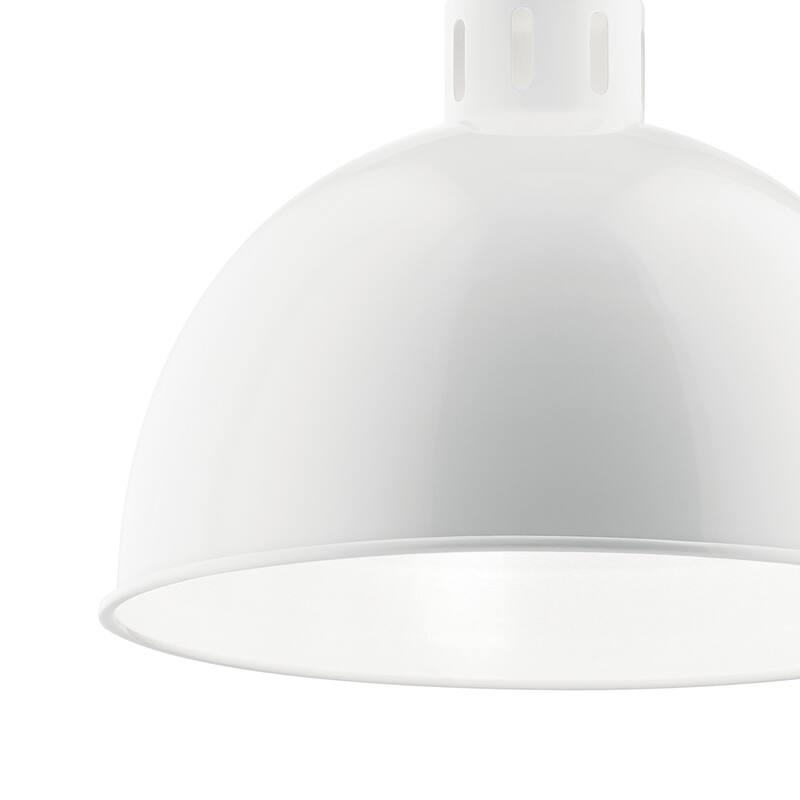 Kichler Lighting Zailey Collection 1-Light Pendant White