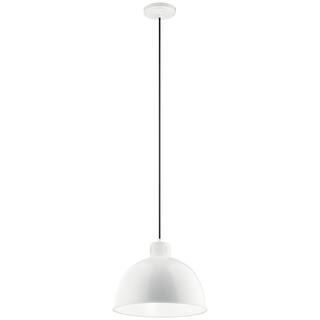 Kichler Lighting Zailey Collection 1-Light Pendant White