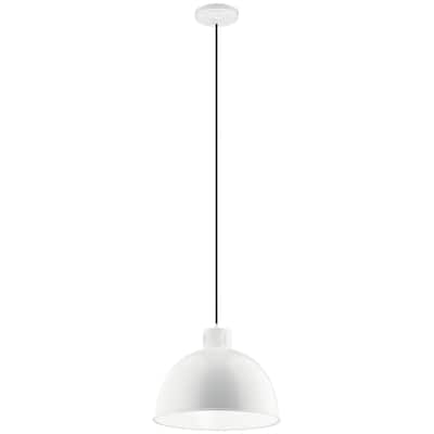 Kichler Lighting Zailey Collection 1-Light Pendant White