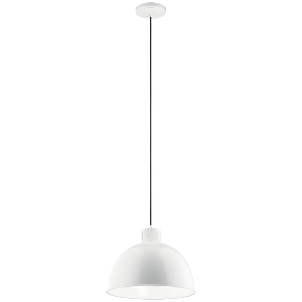 Kichler Lighting Zailey Collection 1-Light Pendant White