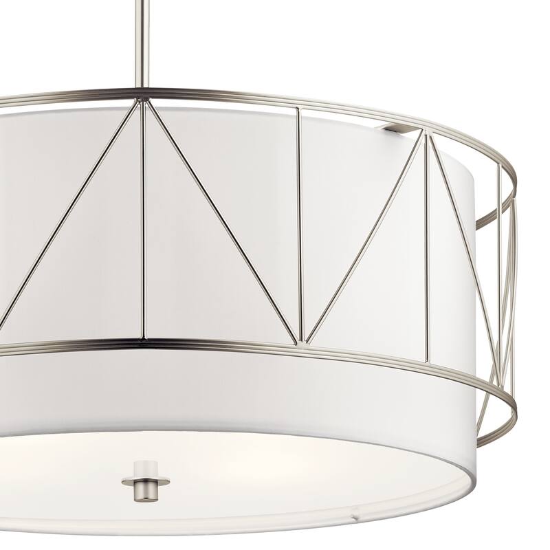 Kichler Lighting Birkleigh 4-Light Pendant Satin Nickel