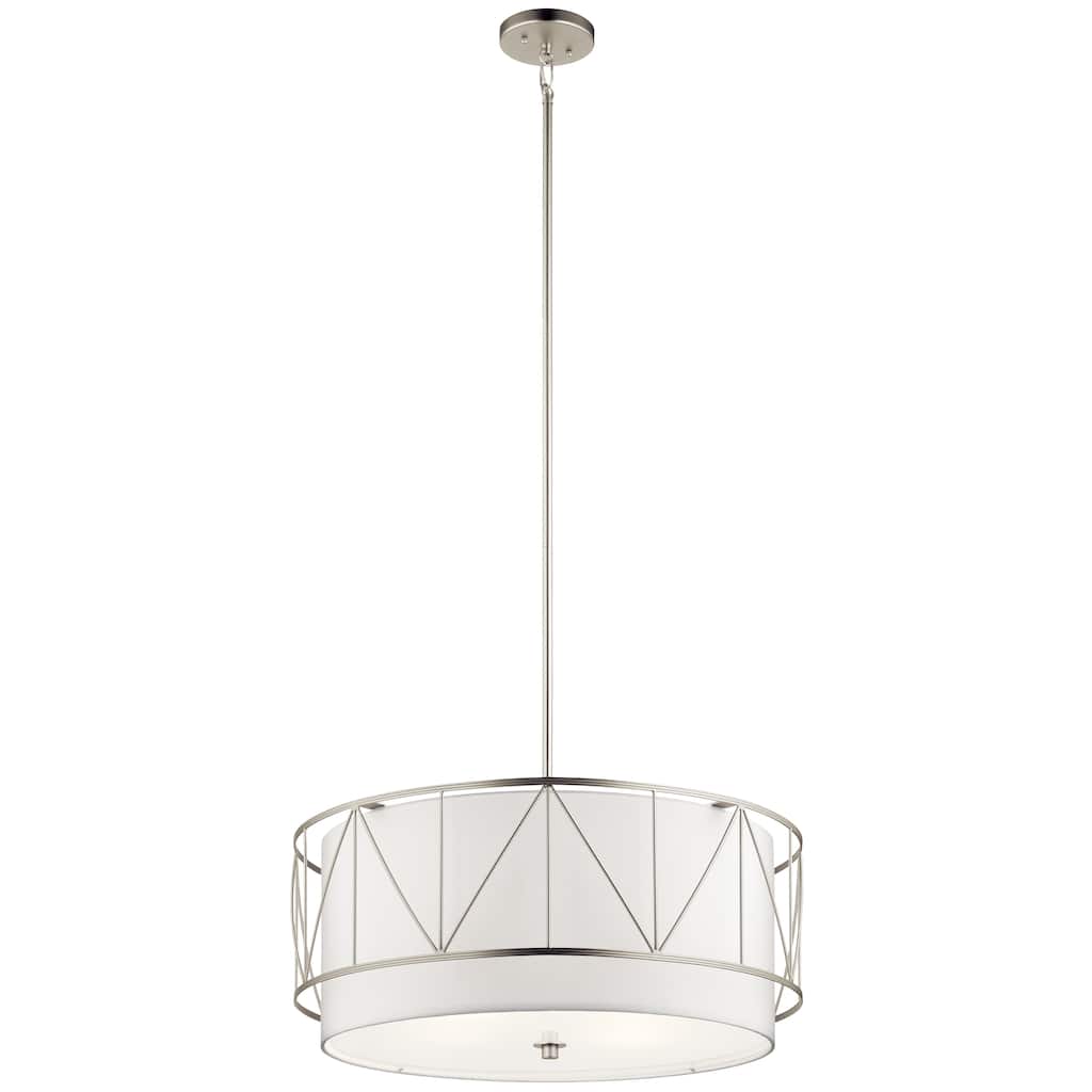 Kichler Lighting Birkleigh 4-Light Pendant Satin Nickel