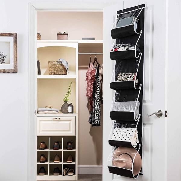 Shop Over The Door Purse Storage Organizer Towel Rack 1pk Hanging Storage Organizer For Shampoo Shower Organizer Closet Organizer Overstock 30756981