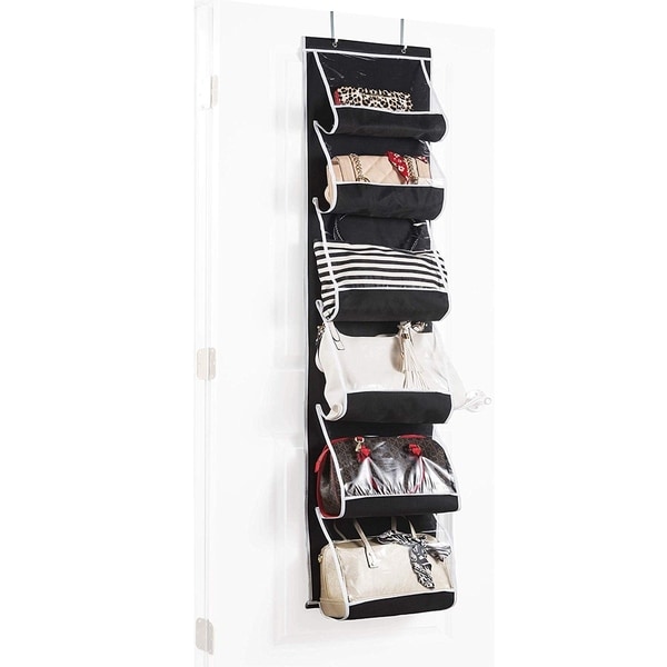 Shop Over The Door Purse Storage Organizer & Towel Rack ...