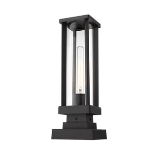 Glenwood 1 Light Outdoor Pier Mounted Fixture - Black