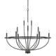 preview thumbnail 4 of 2, Greyson 12-light Chandelier Matte Black